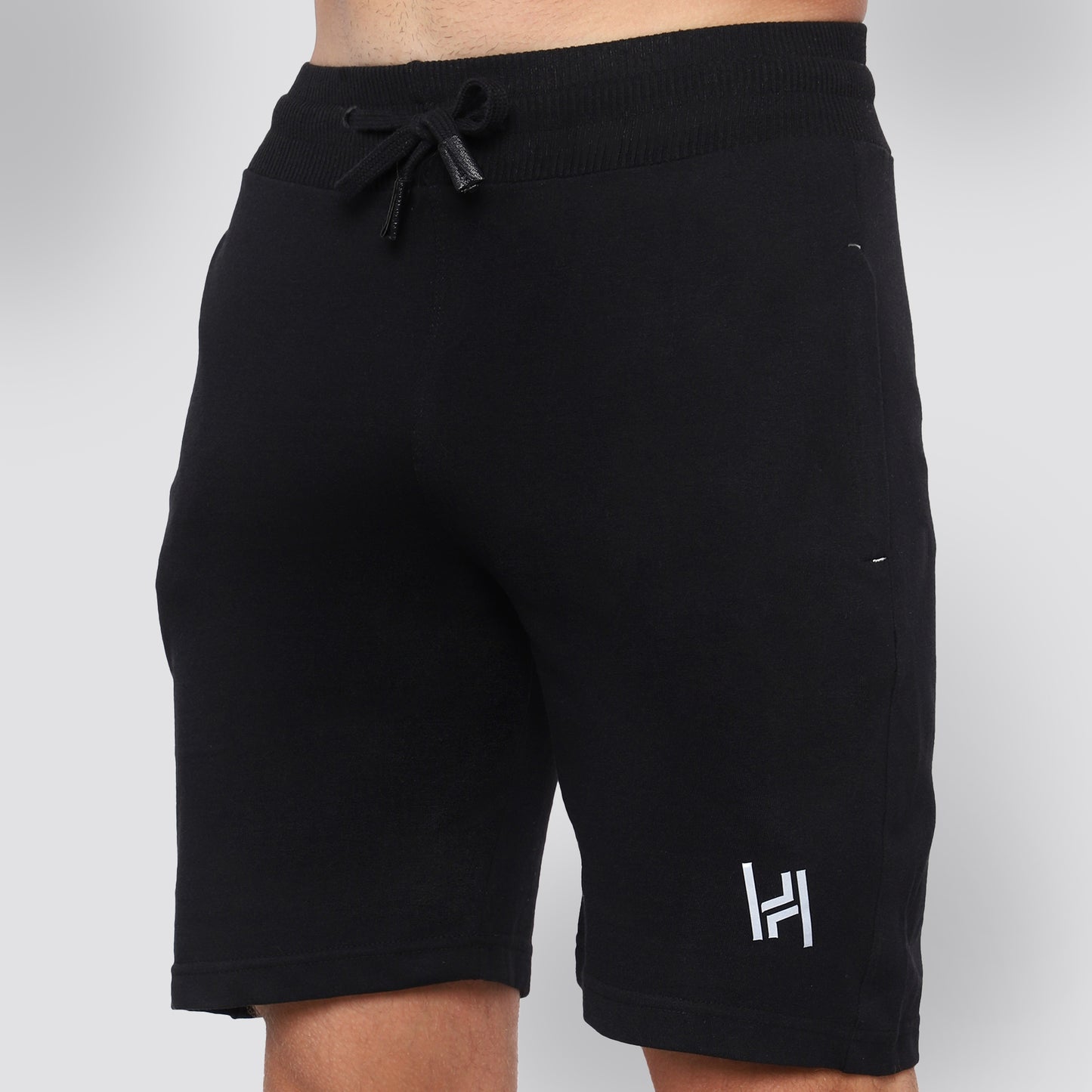 HealthHike NeoFlex Men's Regular Fit Cotton Shorts with Zipper Pocket - Comfortable Rich Solid Design Men's Shorts
