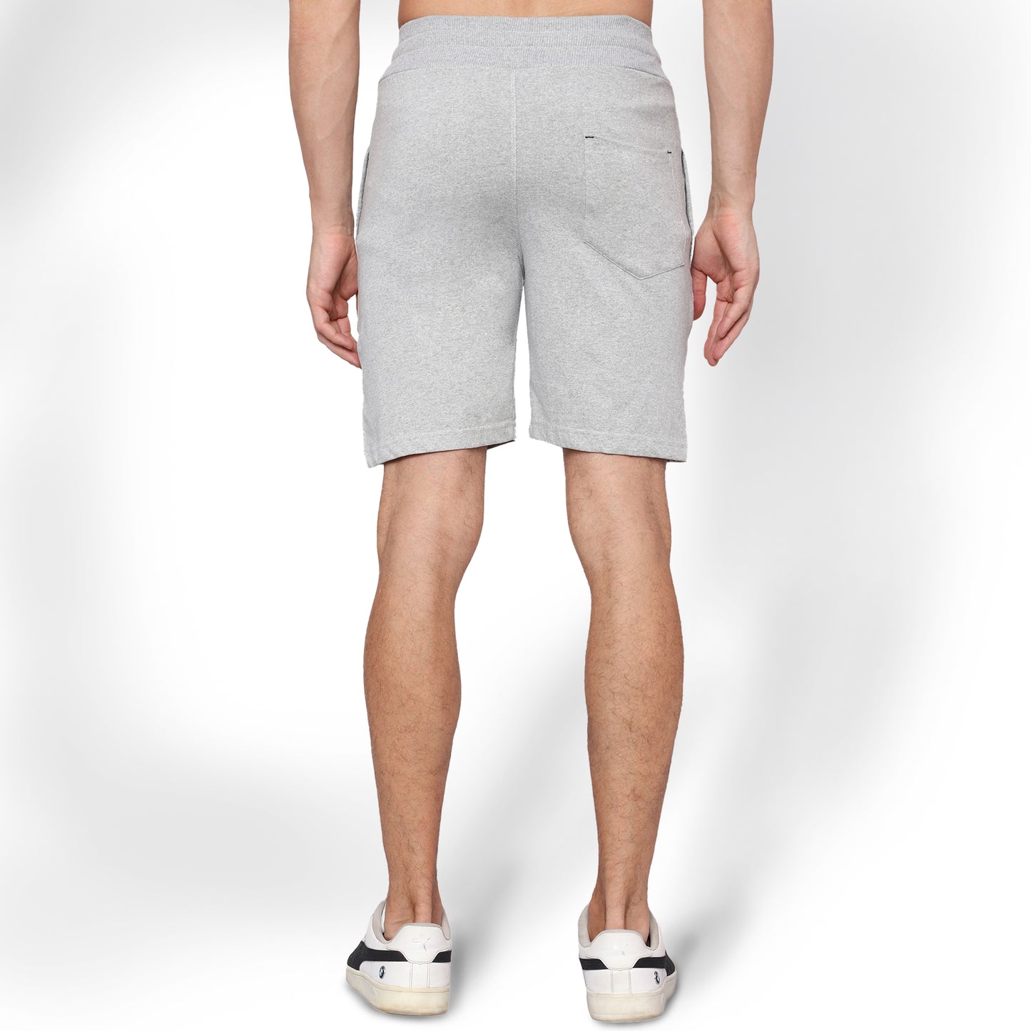 HealthHike NeoFlex Men's Regular Fit Cotton Shorts with Zipper Pocket - Comfortable Rich Solid Design Men's Shorts