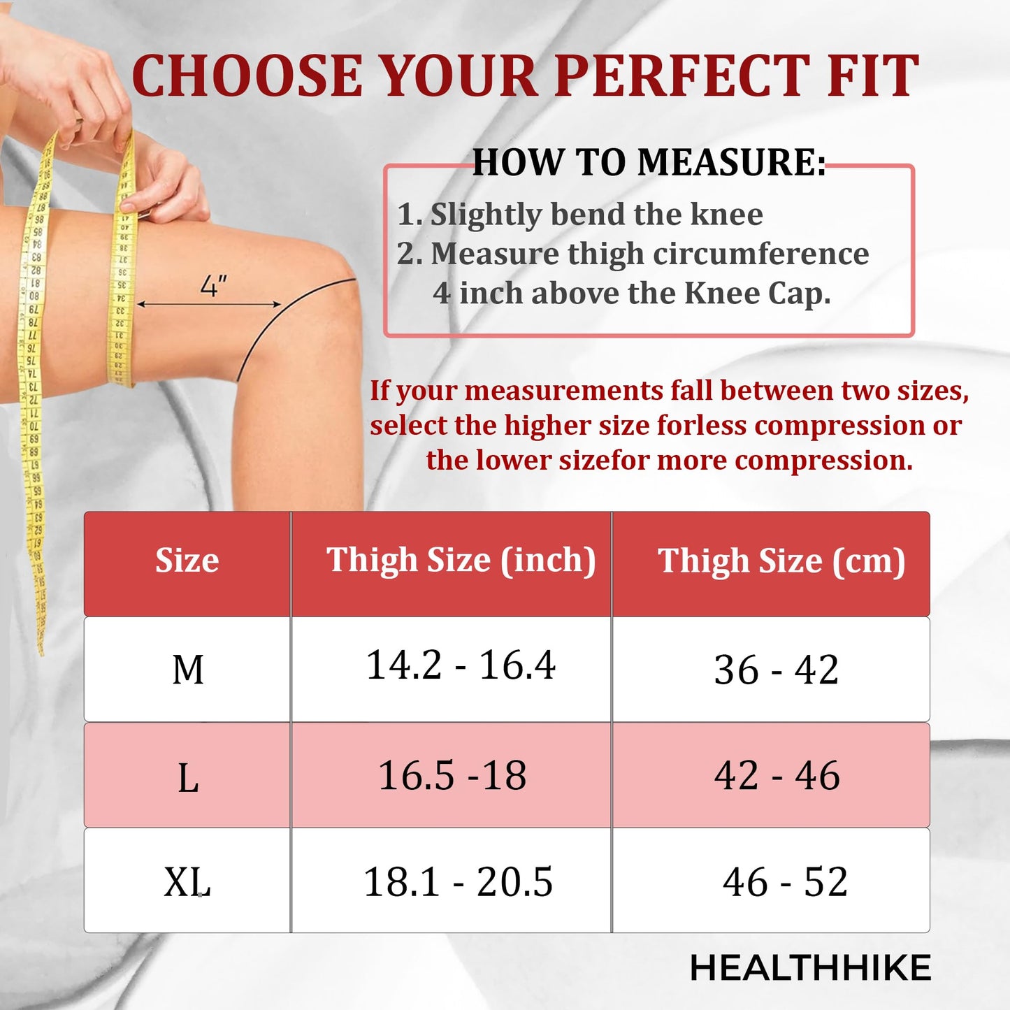 HealthHike Knee Support for Men & Women