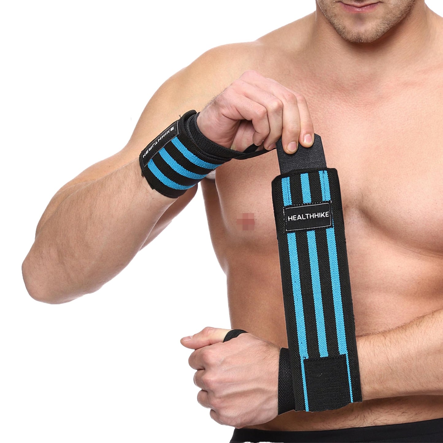 HealthHike Wrist Support Band for Gym - 3 Strip