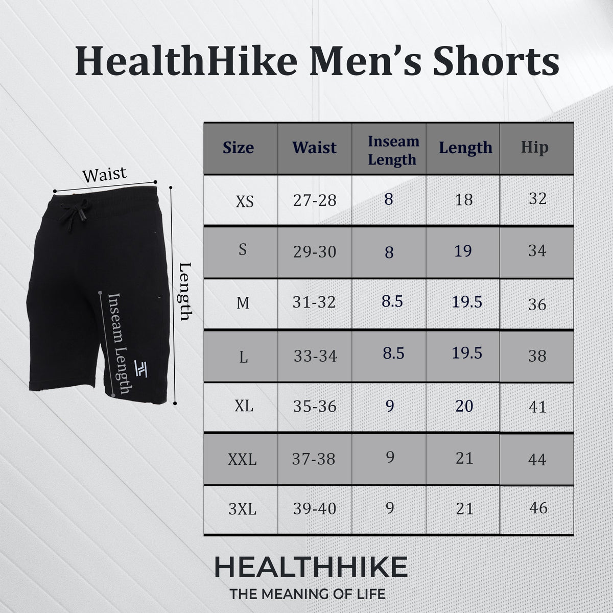 Men’s Cotton Gym Shorts Regular Fit Training Wear – HealthHike NeoFlexHealthHike