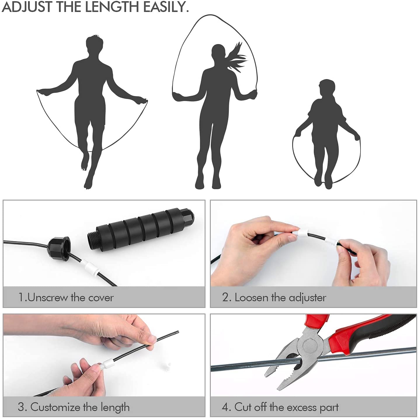 HealthHike Tangle Free Skipping Rope