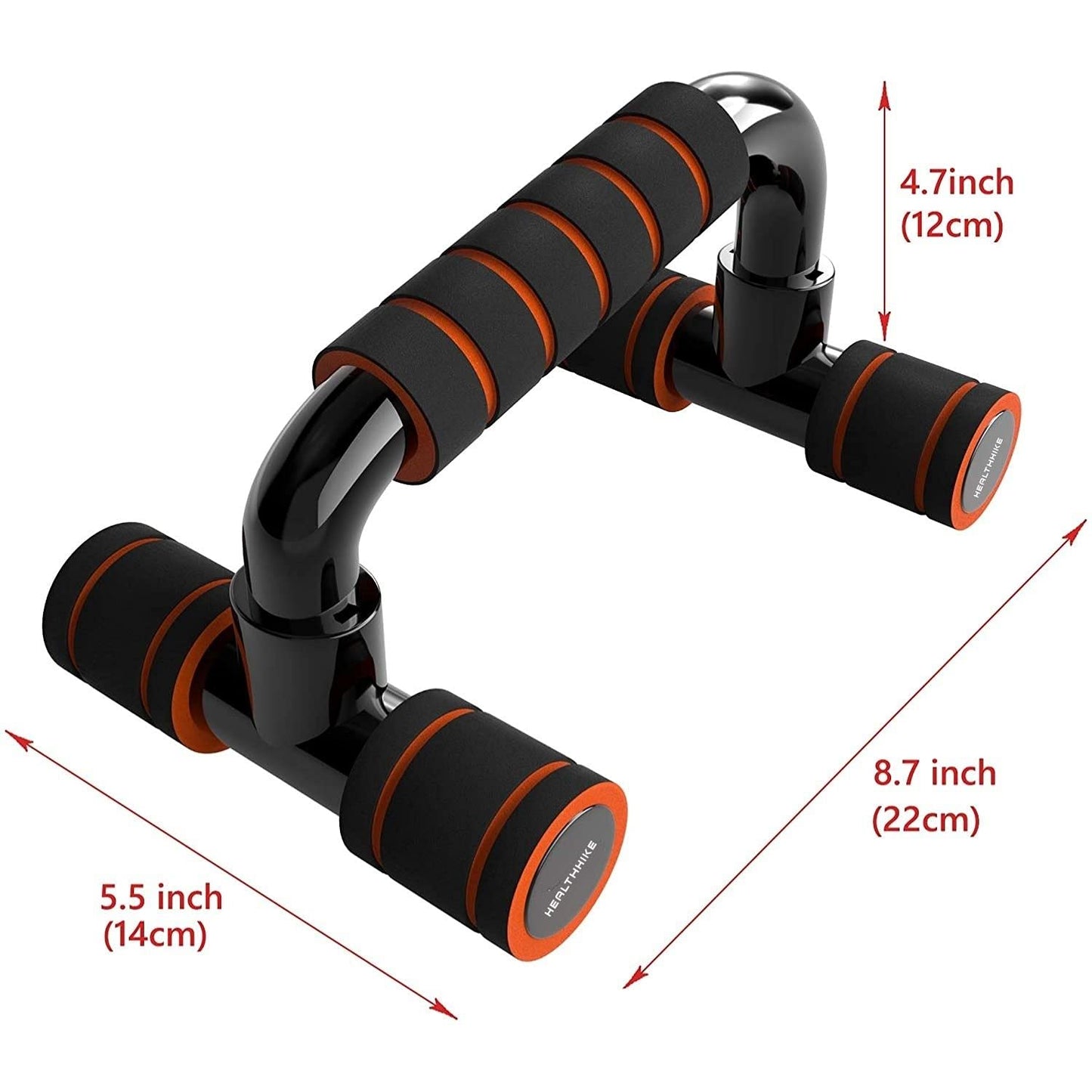 HealthHike Push Up Bar Stand With Foam Grip For Home Gym & Exercise