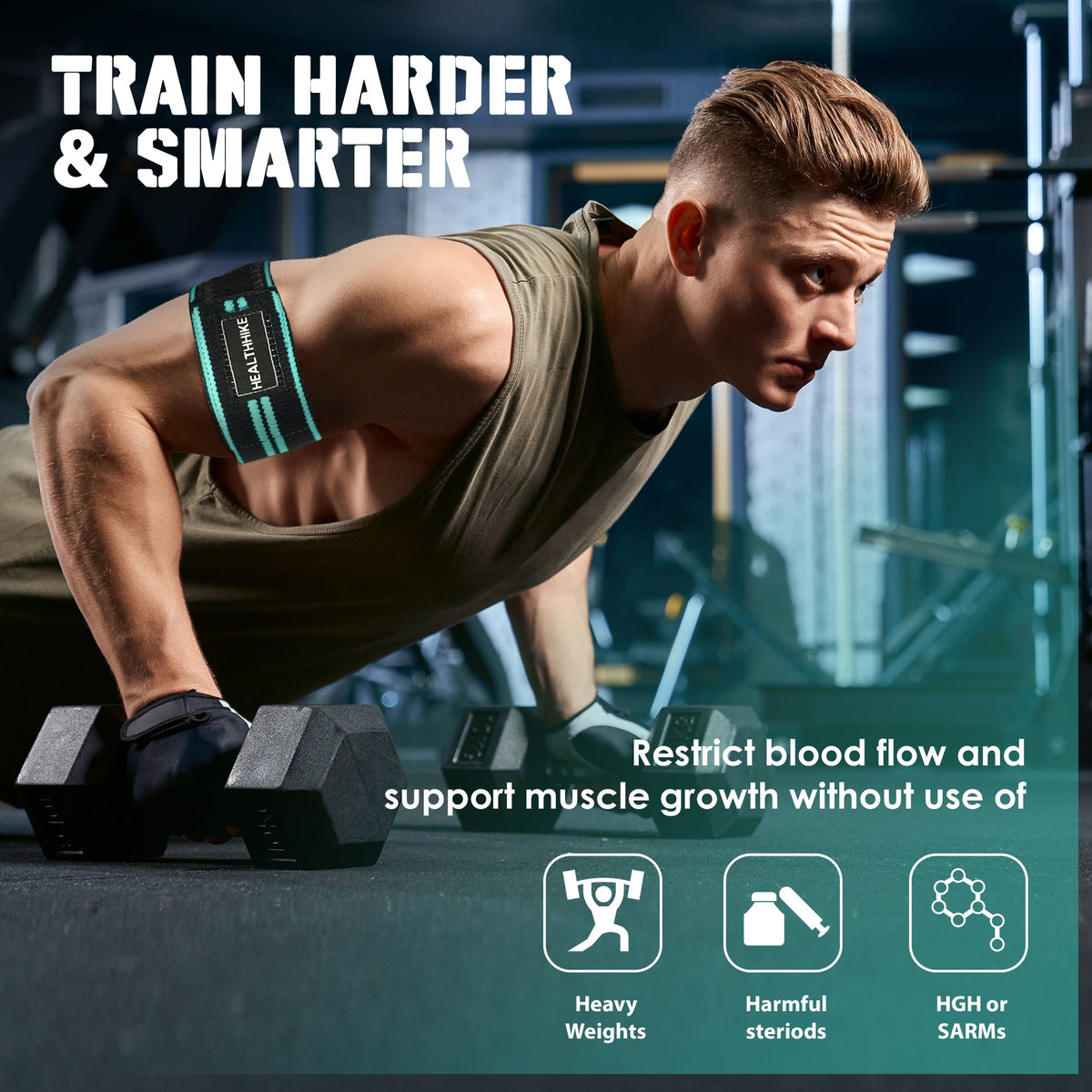 BFR Bands for Arms Blood Flow Restriction Training – HealthHikeHealthHike