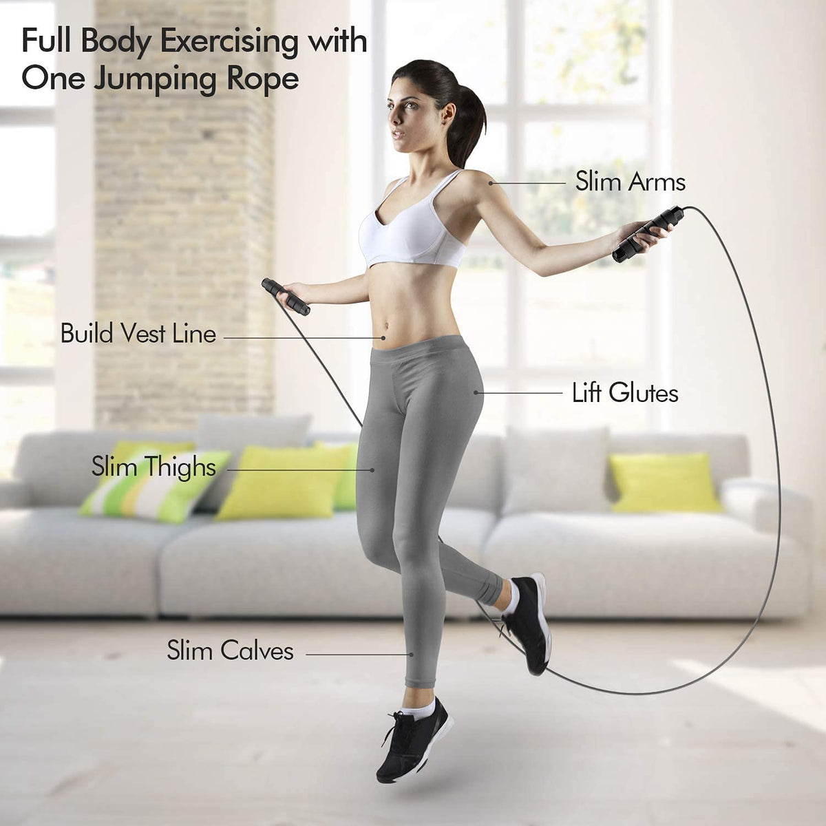 Tangle Free Skipping Rope Adjustable Speed Jump Rope – HealthHikeSkipping RopeHealthHike