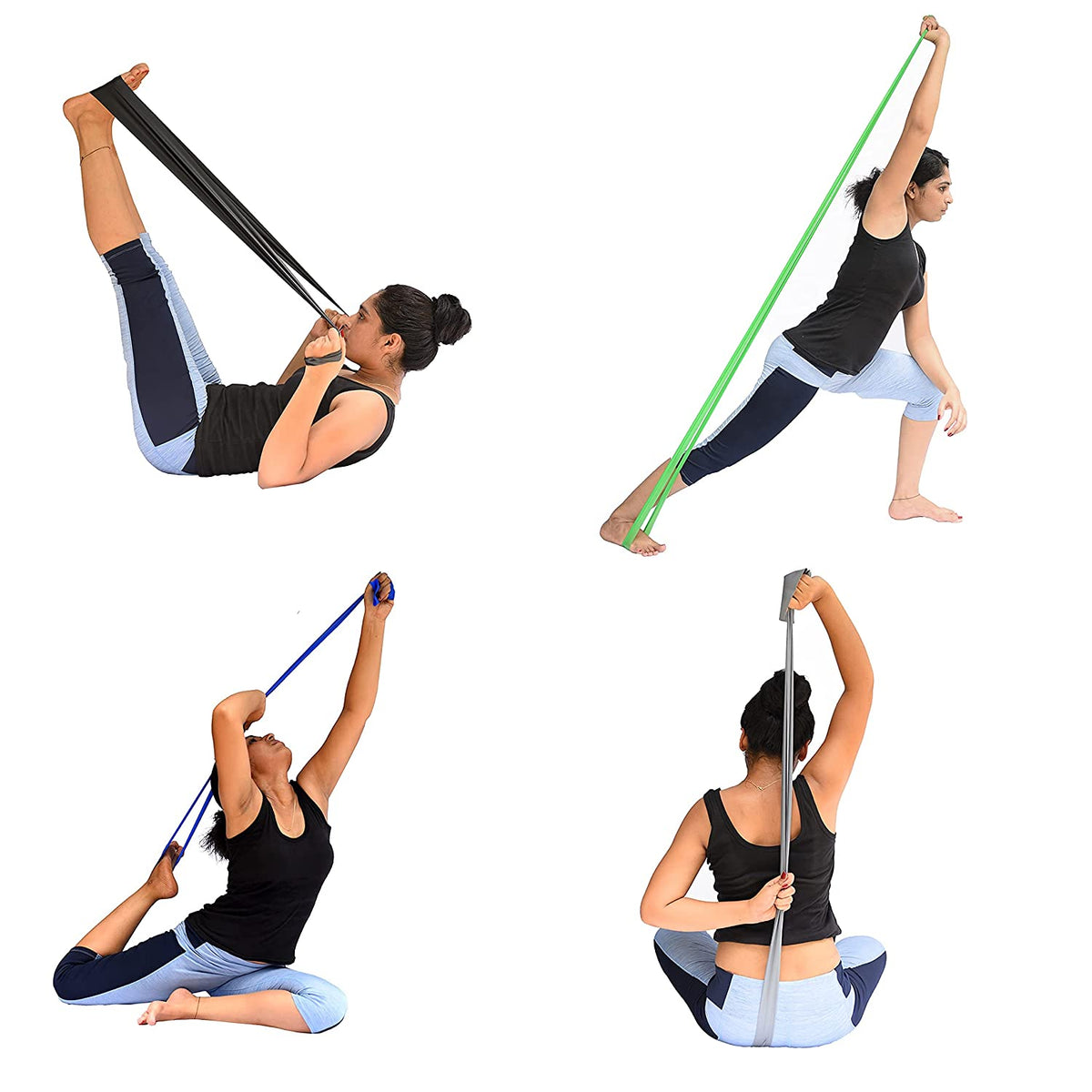 Yoga Resistance Band Theraband for Stretching & Rehab – HealthHikeTherabandHealthHike
