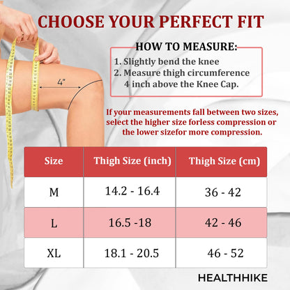 HealthHike Knee Support for Men & Women