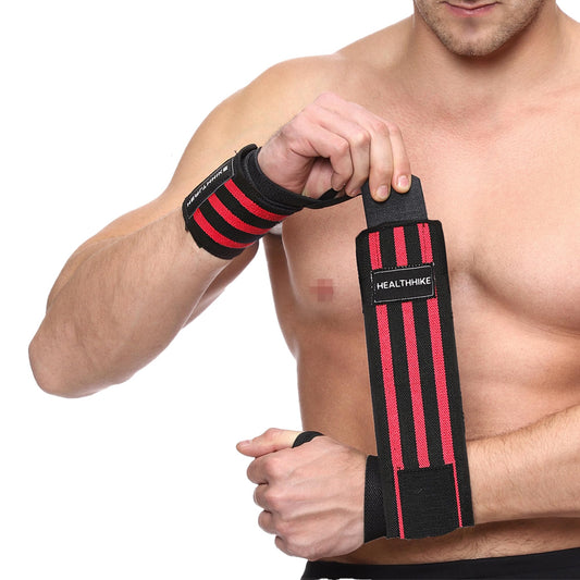 HealthHike Wrist Support Band for Gym - 3 Strip