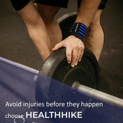 HealthHike Wrist Support Band for Gym - 4 Strip