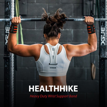HealthHike Wrist Support Band for Gym - 3 Strip