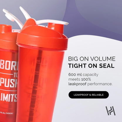 Gym Shaker Bottle 700ml Fast Mixing & Leakproof – HealthHike VelocityHealthHike