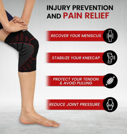 Knee Support Brace for Gym Running & Sports – HealthHikeHealthHike