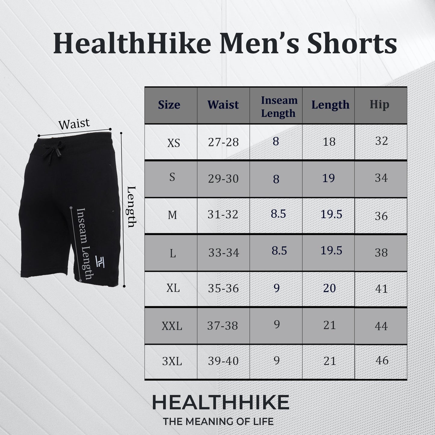 Men’s Cotton Gym Shorts Regular Fit Training Wear – HealthHike NeoFlexHealthHike