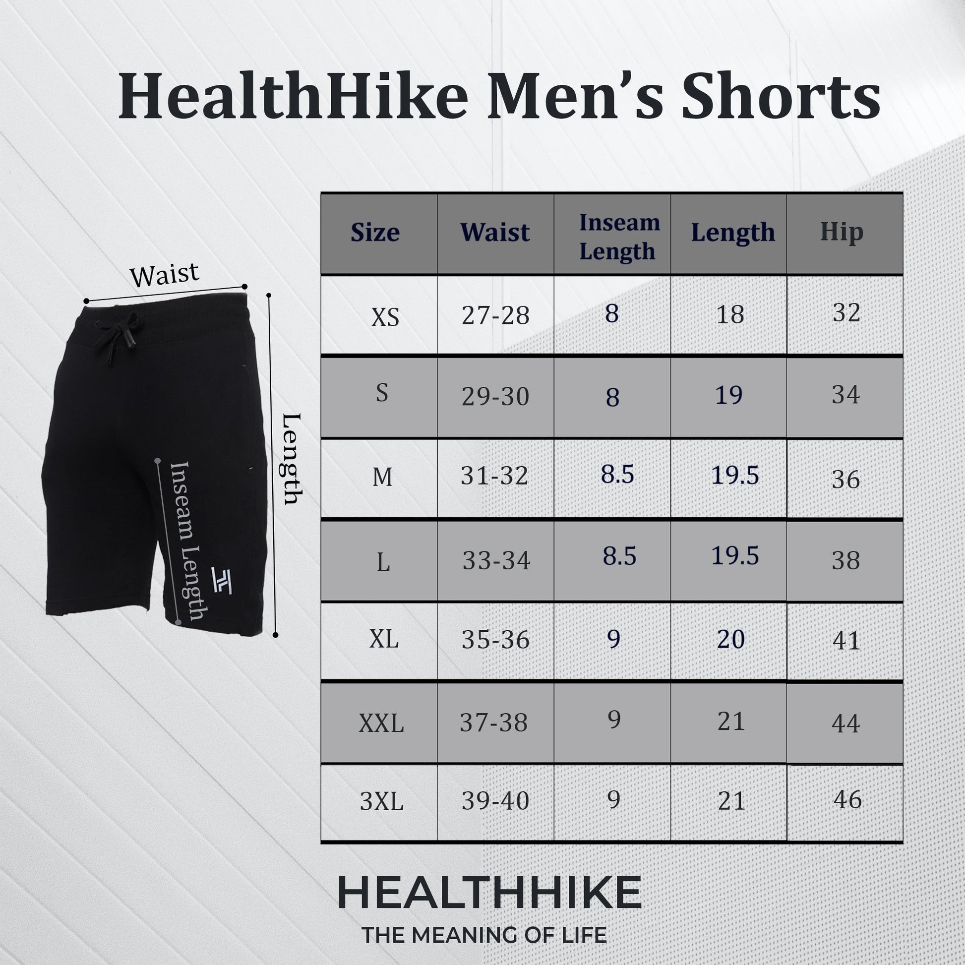 Men’s Cotton Gym Shorts Regular Fit Training Wear – HealthHike NeoFlexHealthHike
