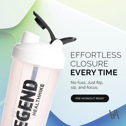 Protein Shaker Bottle 700ml BPA - Free Gym Mixer – HealthHike FusionHealthHike