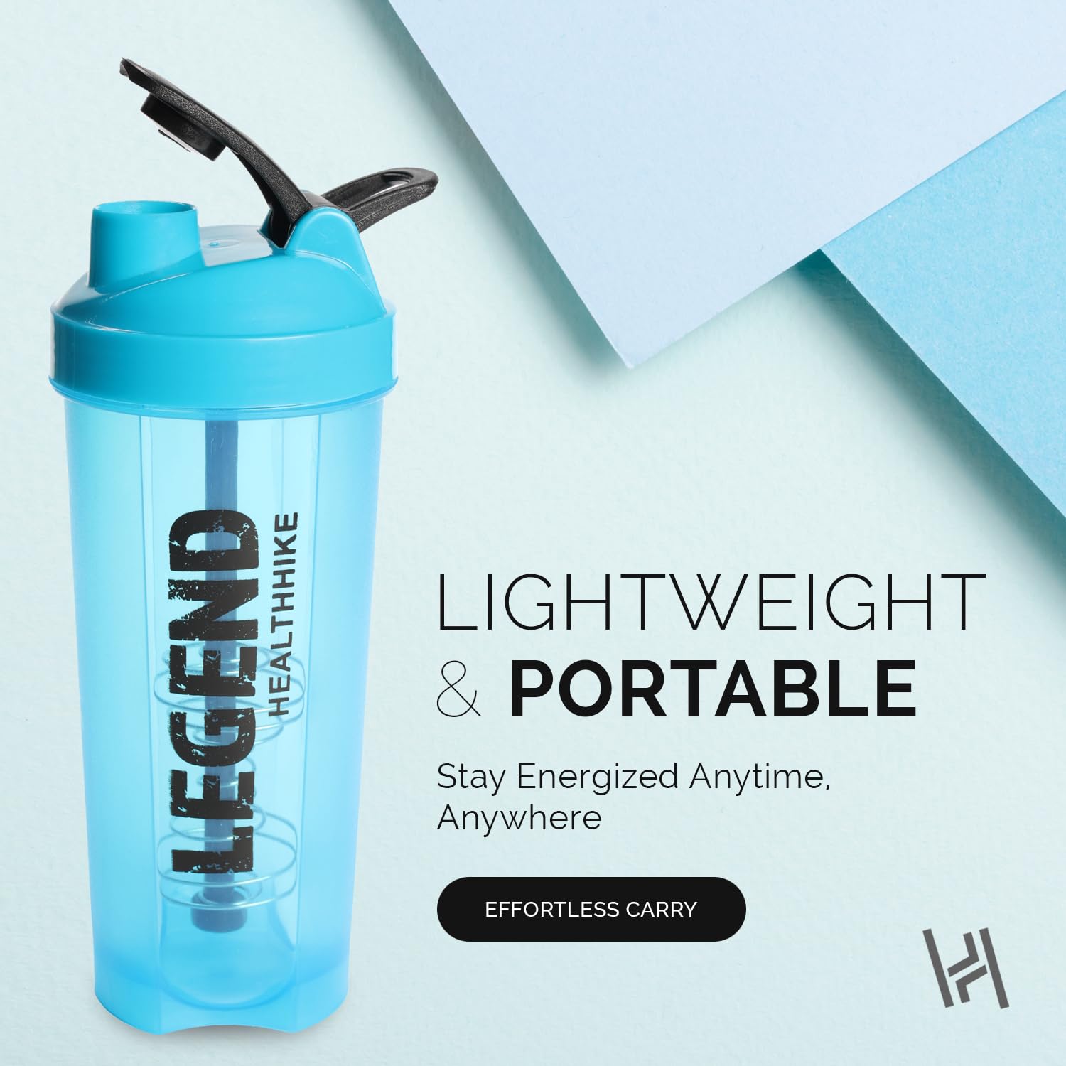Protein Shaker Bottle 700ml BPA - Free Gym Mixer – HealthHike FusionHealthHike