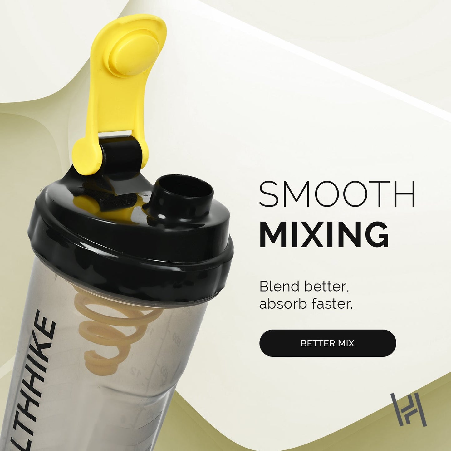 Protein Shaker Bottle 700ml Leakproof Gym Mixer – HealthHike VortexShaker BottleHealthHike