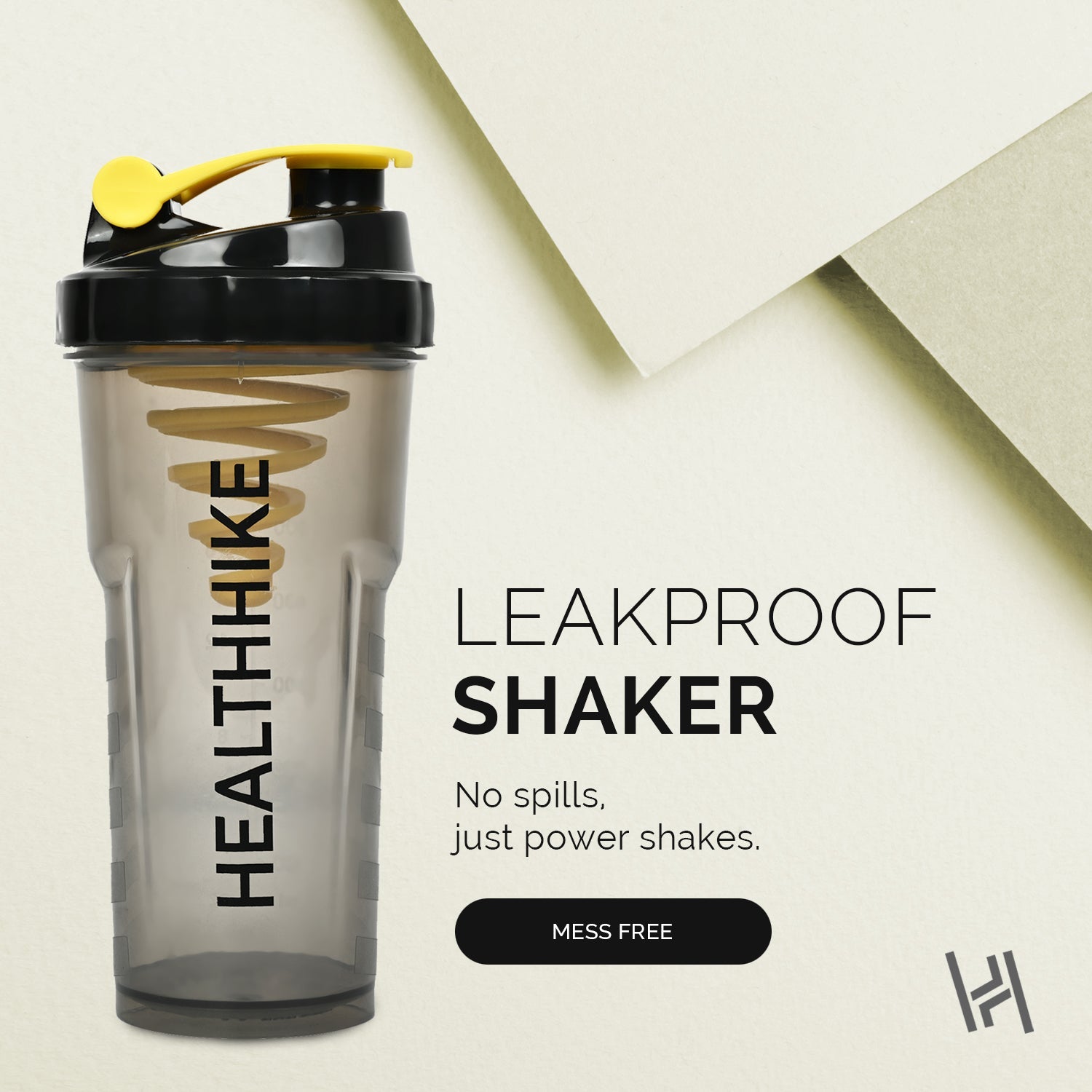 Protein Shaker Bottle 700ml Leakproof Gym Mixer – HealthHike VortexShaker BottleHealthHike