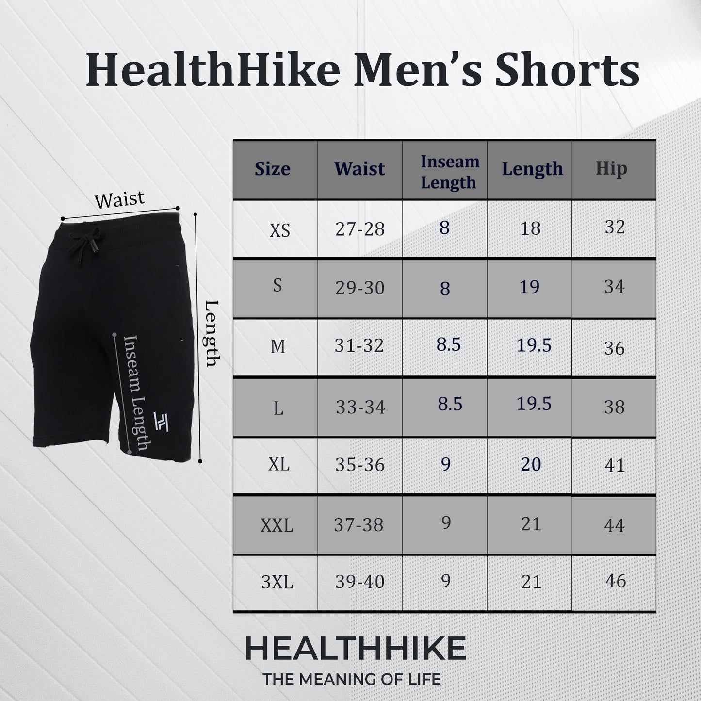 HealthHike NeoFlex Men's Regular Fit Cotton Shorts with Zipper Pocket - Comfortable Rich Solid Design Men's Shorts