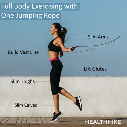 Skipping Rope Lightweight Speed Jump Rope Black – HealthHikeSkipping RopeHealthHike