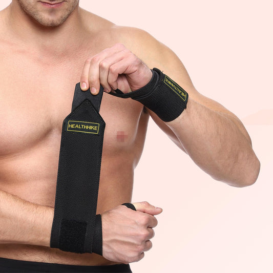 Wrist Support Band Heavy Duty Gym Stabilizer Black – HealthHikeWrist Support BandHealthHike
