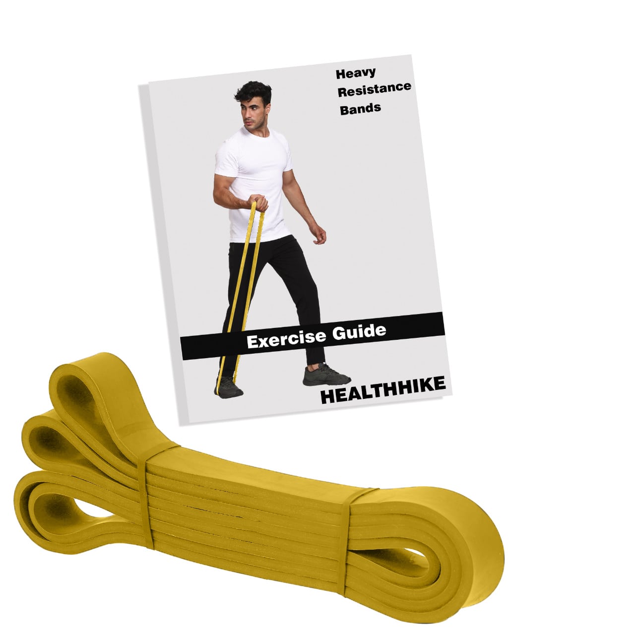 HealthHike Heavy Pull Up Assist Resistance Bands | Power Band