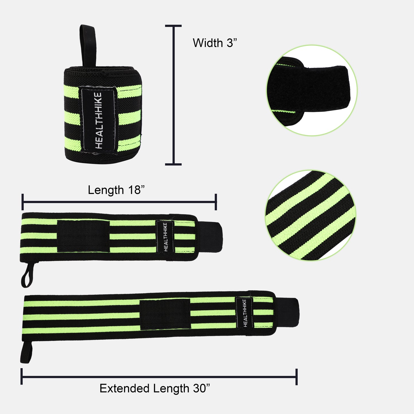 HealthHike Wrist Support Band for Gym