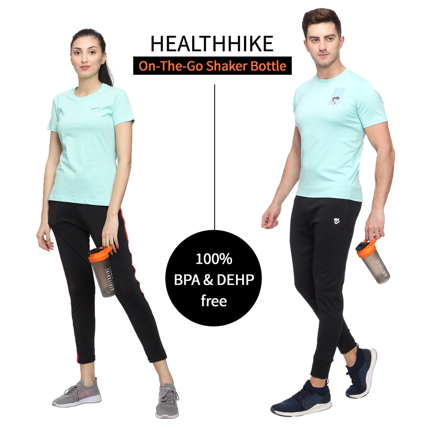 Healthhike on the go shaker bottle