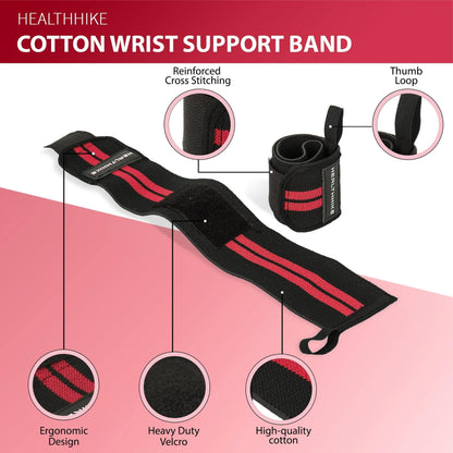 Gym Wrist Support Band Strong 2 - Strip Compression – HealthHikeWrist Support BandHealthHike