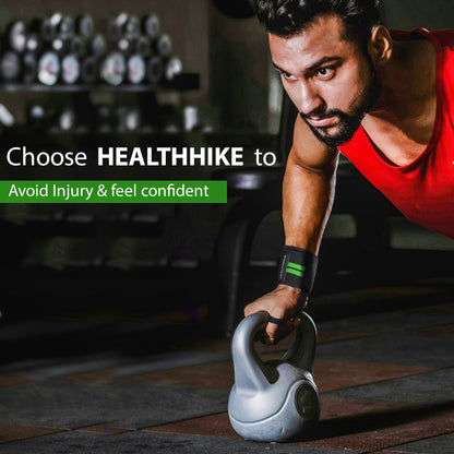 Gym Wrist Support Band Strong 2 - Strip Compression – HealthHikeWrist Support BandHealthHike