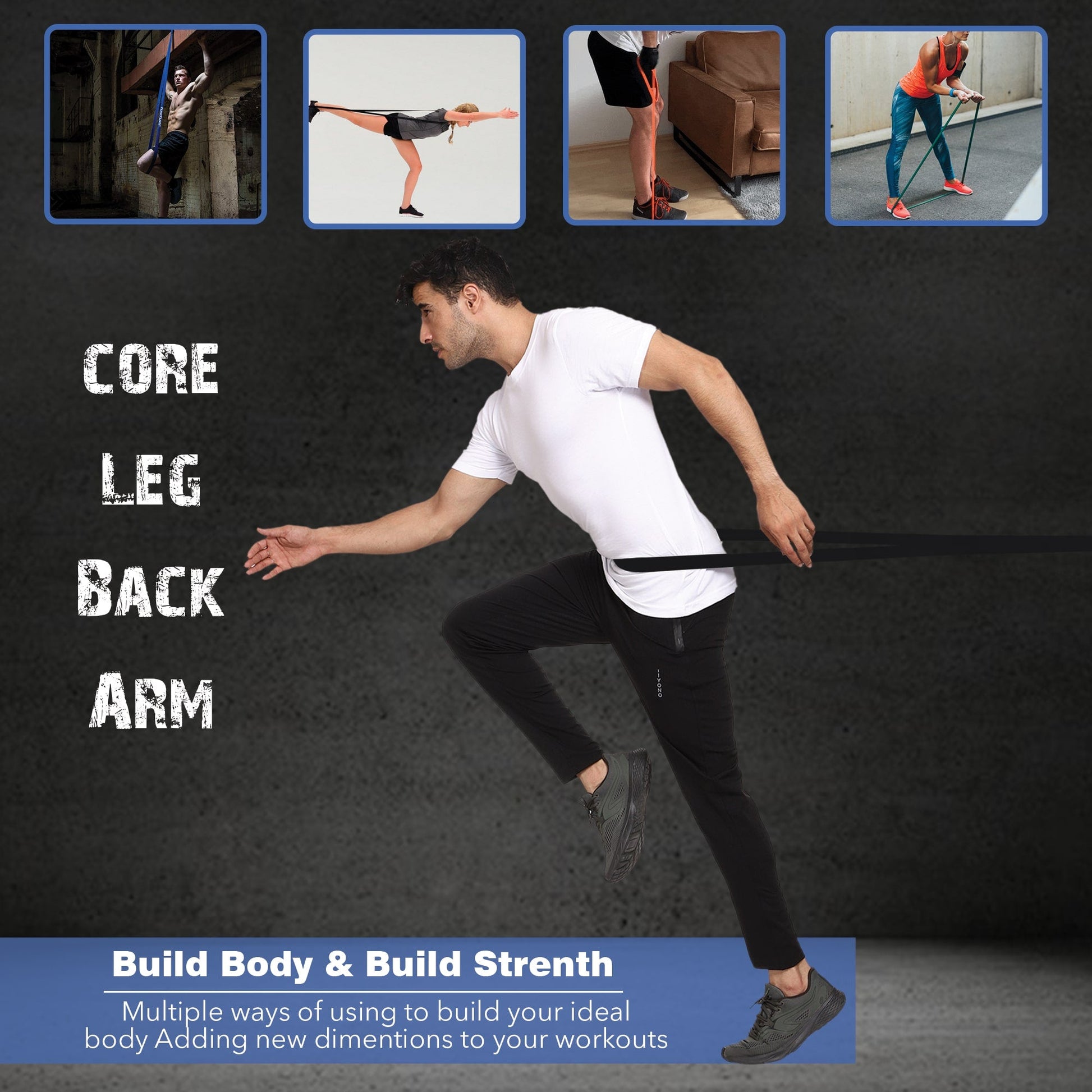 Heavy Resistance Pull Up Assist Power Bands – HealthHikeHealthHike