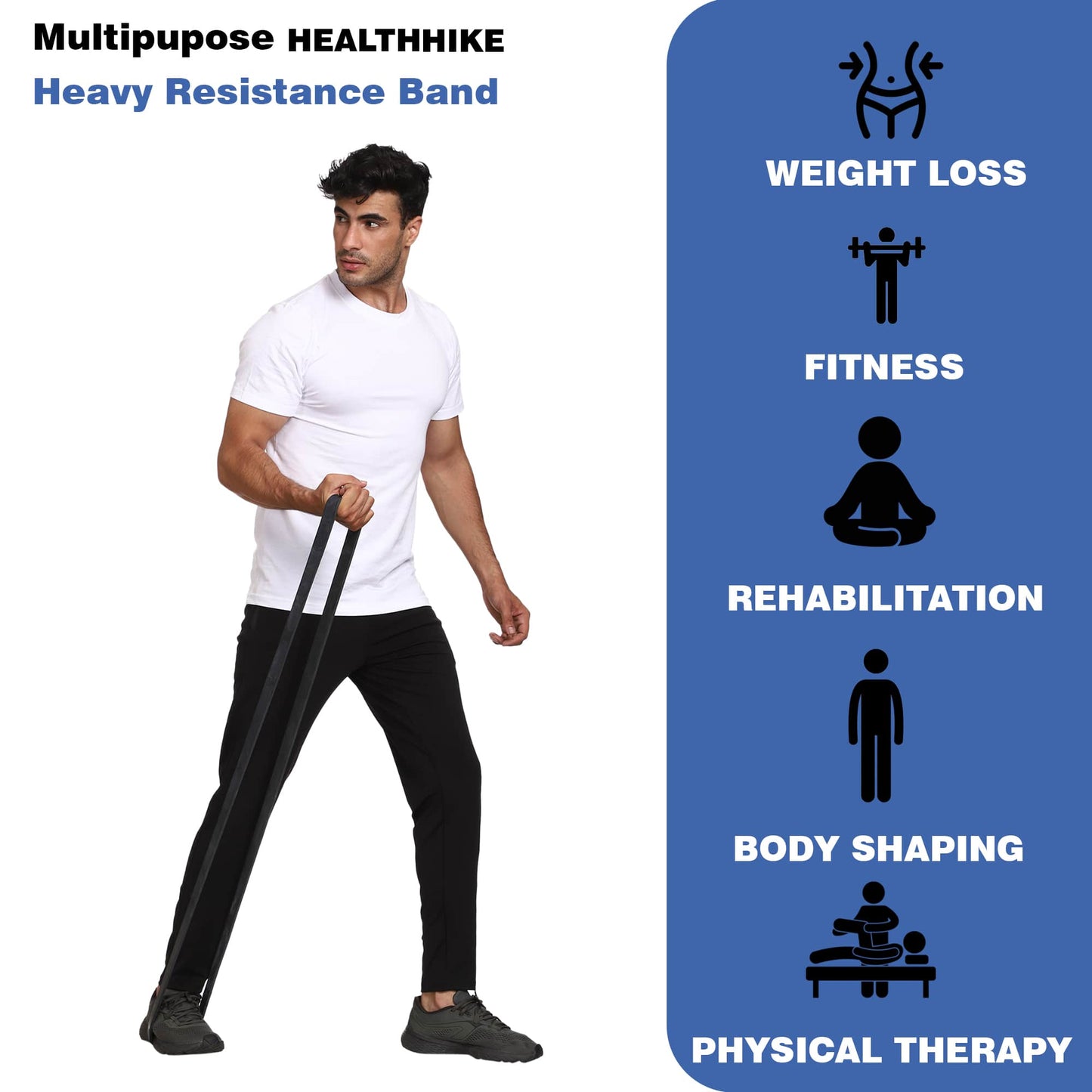 Heavy Resistance Pull Up Assist Power Bands – HealthHikeHealthHike